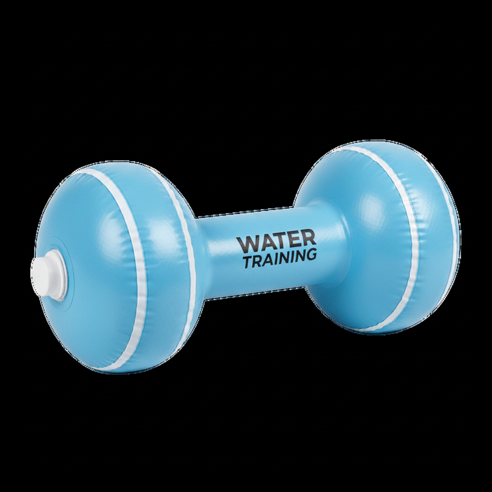 Inflatable dumbbell transparent PNG